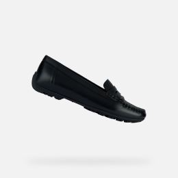 Снимка на Black women's moccasins Geox Kosmopolis + Grip - Women's