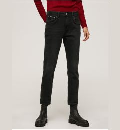 Снимка на Black Women's Mom Fit Jeans Pepe Jeans Violet - Women's