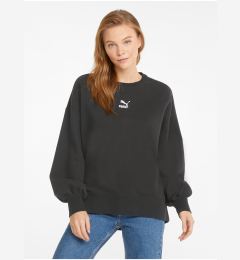 Снимка на Black Womens Oversize Hoodie with Balloon Sleeves Puma - Women