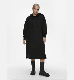 Снимка на Black women's oversize sweatshirt dress ONLY Chelsea - Women's