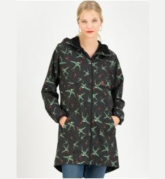 Снимка на Black women's patterned coat Blutsgeschwister - Women