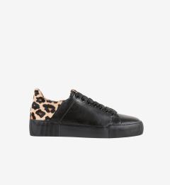 Снимка на Black women's patterned leather sneakers Högl Blade - Women's