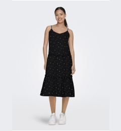Снимка на Black women's patterned midi dress JDY Theis - Women's