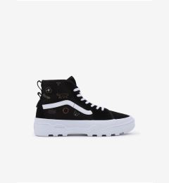 Снимка на Black women's platform sneakers with suede details VANS - Women