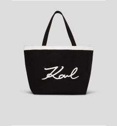 Снимка на Black women's shopper KARL LAGERFELD K/Signature - Women's