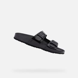 Снимка на Black women's slippers Geox Brionia R - Women's