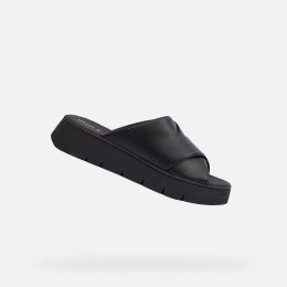 Снимка на Black women's slippers Geox Dandra 40 - Women's