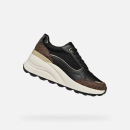 Снимка на Black women's sneakers Geox Spherica Ec14 - Women's