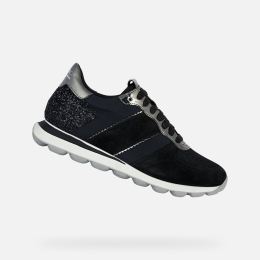 Снимка на Black women's sneakers Geox Spherica Vseries - Women's