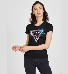 Снимка на Black Women's T-Shirt Guess Kathe - Women