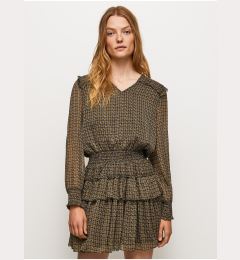Снимка на Black-yellow women's floral dress Pepe Jeans Lara - Women's