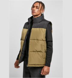 Снимка на Block Puffer Vest black/tiniolive