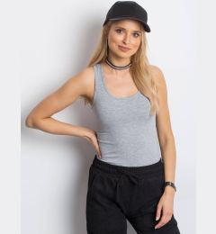 Снимка на Blouse basic boxer shorts melange light gray