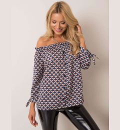 Снимка на Blouse-D52211W10987B-navy blue