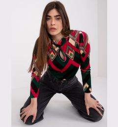 Снимка на Blouse-DHJ-BZ-6291-2.32P-dark green