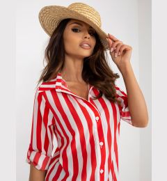 Снимка на Blouse-LK-BZ-509300.70P-white-red