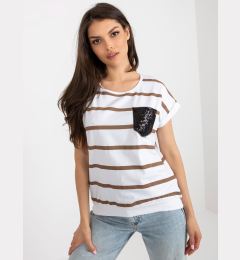 Снимка на Blouse-RV-BZ-8743.25-white-brown