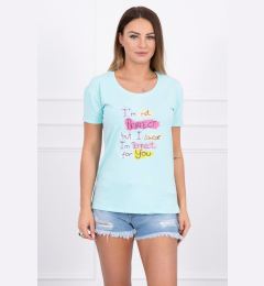 Снимка на Blouse with Perfect mint print