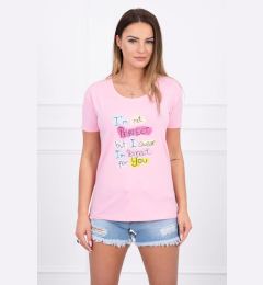 Снимка на Blouse with print Perfect powder pink