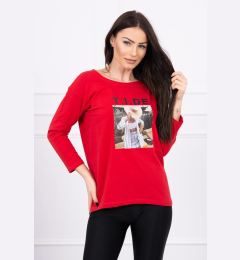 Снимка на Blouse with Tide red print