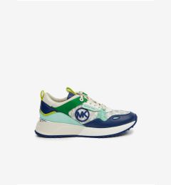 Снимка на Blue and White Womens Sneakers Michael Kors Theo Trainer - Women