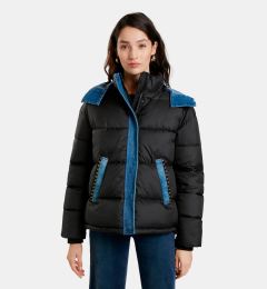 Снимка на Blue-Black Desigual Austen Womens Winter Jacket - Ladies