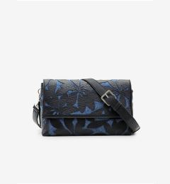 Снимка на Blue-Black Women's Patterned Handbag Desigual Onyx Venecia 2.0 - Women