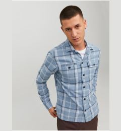 Снимка на Blue checkered shirt Jack & Jones Ben - Men's