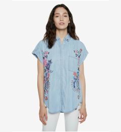 Снимка на Blue shirt Desigual Cam Sullivan - Women's