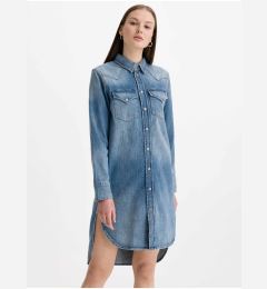 Снимка на Blue women's denim dress Diesel De-Blanche - Women