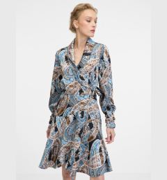 Снимка на Blue women's patterned knee-length dress ORSAY - Women's