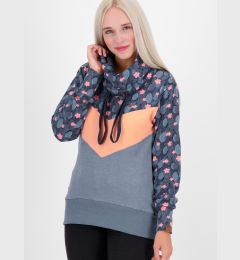Снимка на Blue women's patterned sweatshirt Alife and Kickin - Women