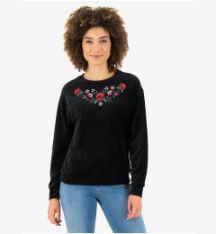 Снимка на Blutsgeschwister Black Eyeshadow Women's Floral Sweatshirt - Women