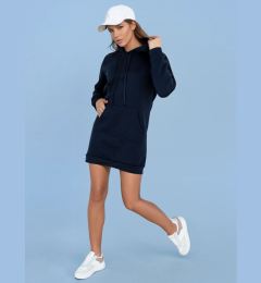 Снимка на Bluza damska długa z kapturem oversize TIMMY granatowa Dstreet