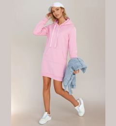 Снимка на Bluza damska długa z kapturem oversize TIMMY różowa Dstreet