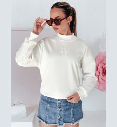 Снимка на Bluza damska masełko oversize z naszywką LOVASON ecru Dstreet