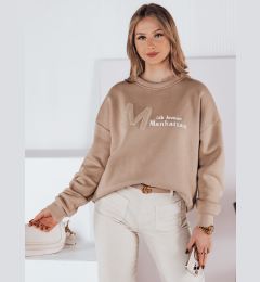 Снимка на Bluza damska one size oversize AVENUE kawowy Dstreet