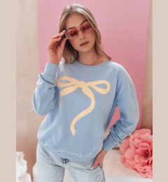 Снимка на Bluza damska one size oversize SOFTTIE błękitna Dstreet