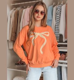 Снимка на Bluza damska one size oversize SOFTTIE pomarańczowa Dstreet