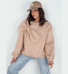 Снимка на Bluza damska oversize BOWLOOP beżowa Dstreet