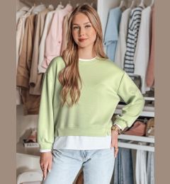 Снимка на Bluza damska oversize LUZZIO miętowa Dstreet