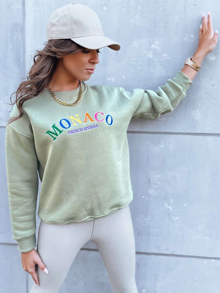 Снимка на Bluza damska oversize MONACO ciemnozielona Dstreet