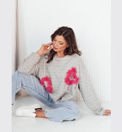 Снимка на Bluza damska oversize RAWEL szara Dstreet