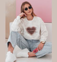 Снимка на Bluza damska oversize tie-dye z sercem DESSER szara Dstreet