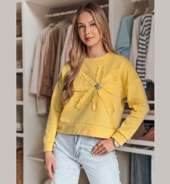 Снимка на Bluza damska oversize z kwiatem PETITKA żółta Dstreet