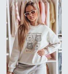 Снимка на Bluza damska oversize z misiami MISOBEARS szara Dstreet