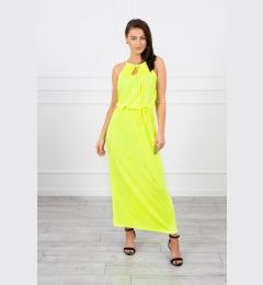 Снимка на Boho dress with yellow neon