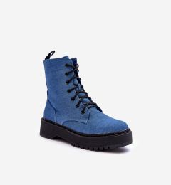 Снимка на Boto Дамски работнически боти Blue Teflorna