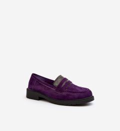 Снимка на Boto Дамски украсени мокасини Purple Dananei