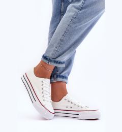 Снимка на Boto Класически маратонки с ниска платформа, бял Jazlyn